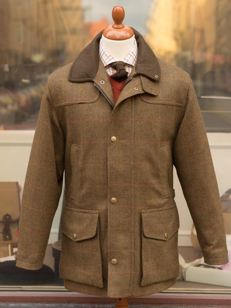 Veste De Chasse Tweed Caldene Heavyweight Keeper's - Taille 38 Homme - Occasion Très Bon État