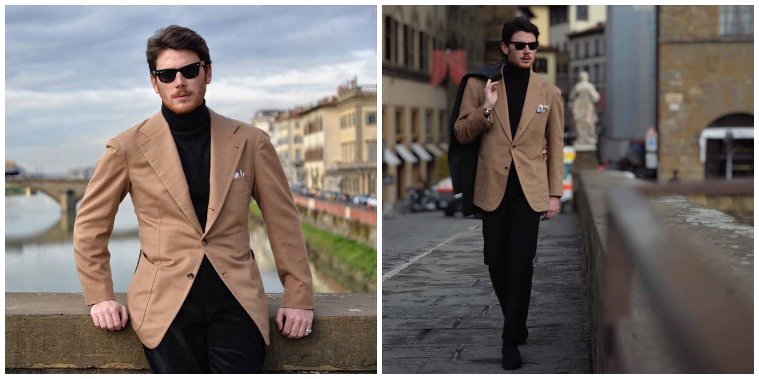 costume noir sartorial